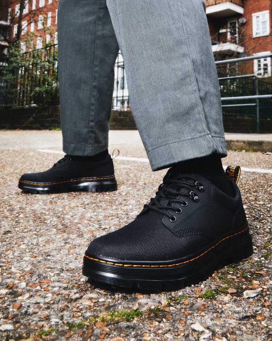 sorte dr martens reeder herre utility sko
