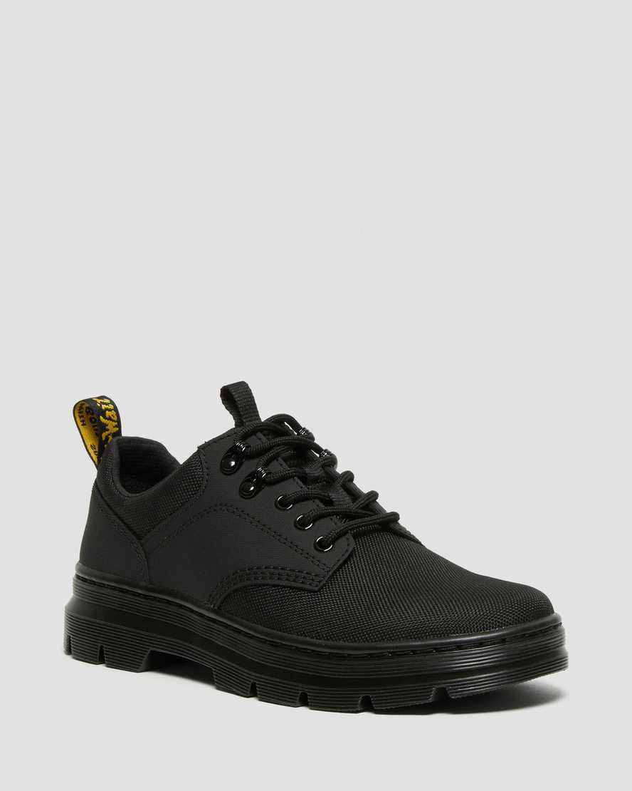 sorte dr martens reeder mono herre utility sko