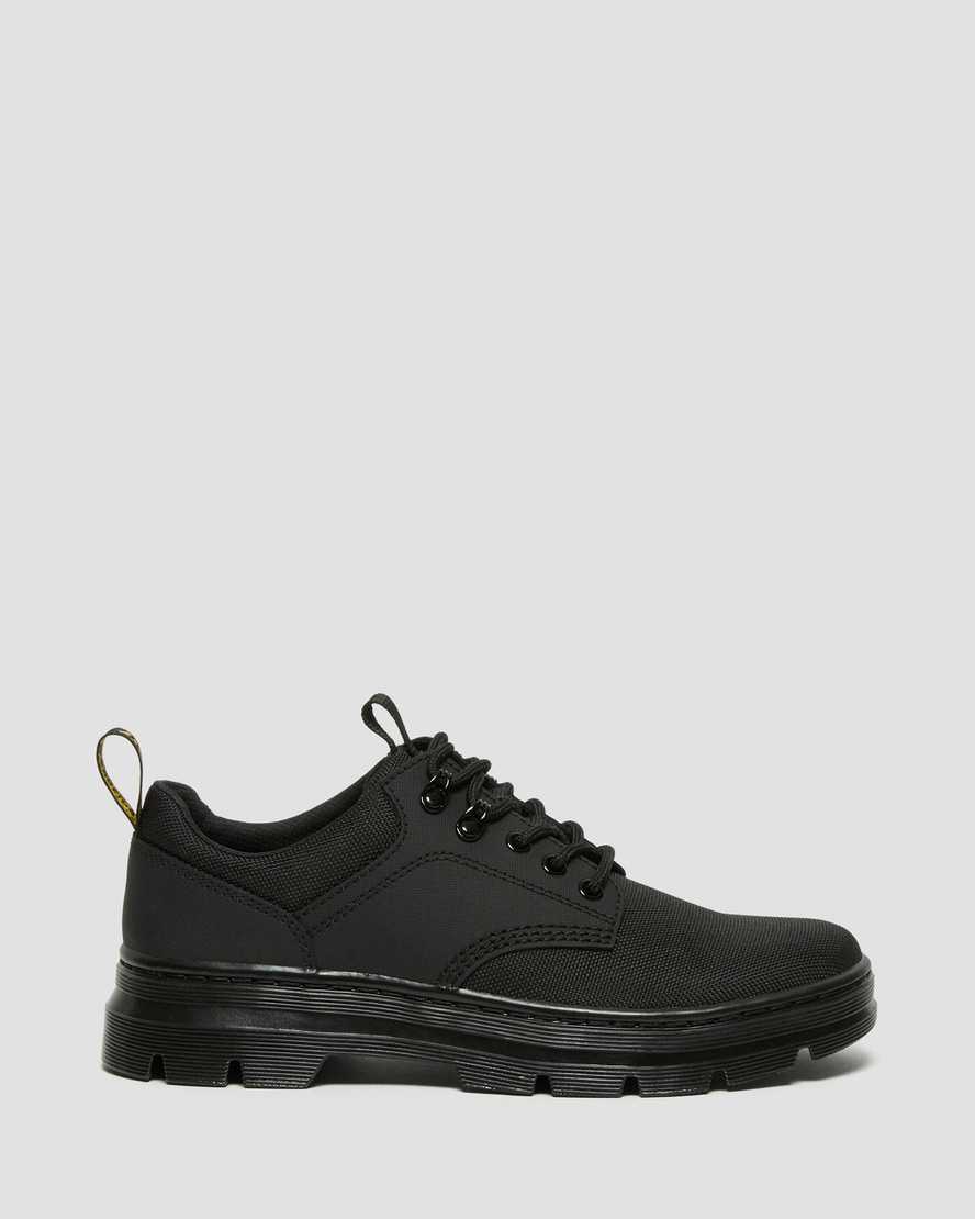 sorte dr martens reeder mono herre utility sko