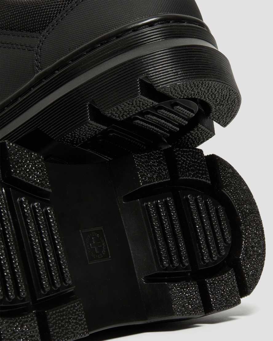 sorte dr martens reeder mono herre utility sko
