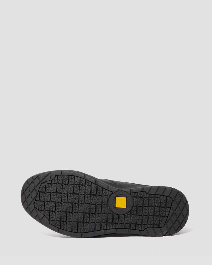 sorte dr martens brockley skridsikre herre arbejdssko