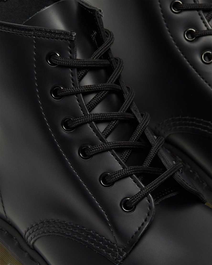 sorte dr martens 101 smooth dame ankelstøvler