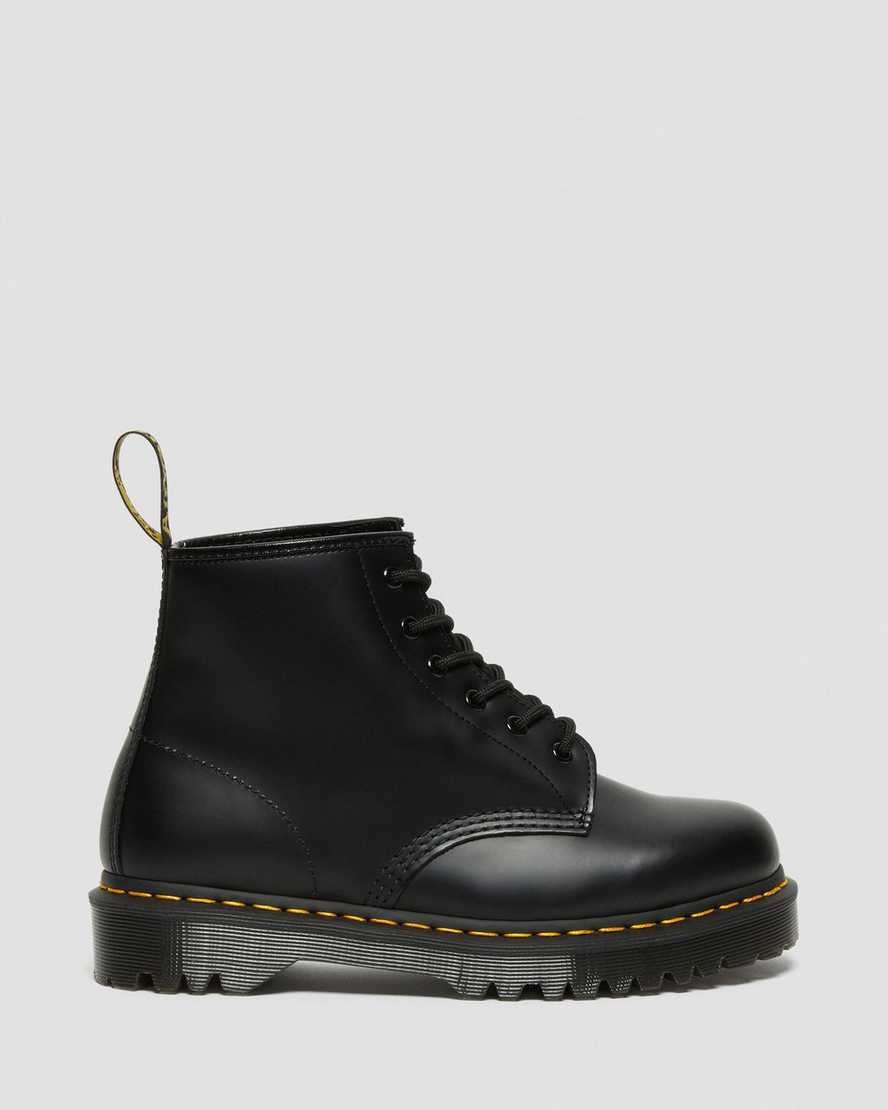 sorte dr martens 101 bex smooth dame ankelstøvler