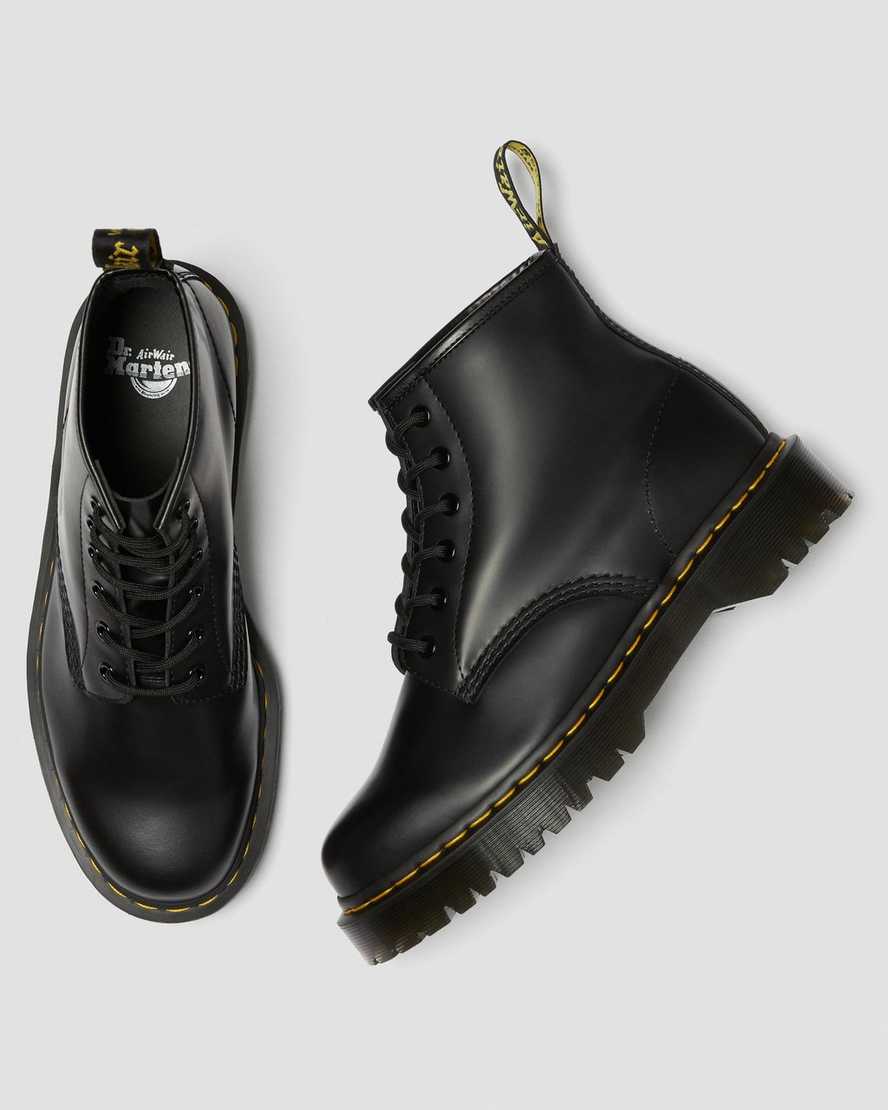 sorte dr martens 101 bex smooth dame ankelstøvler