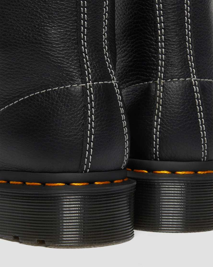 sorte dr martens 101 hardware virginia dame ankelstøvler