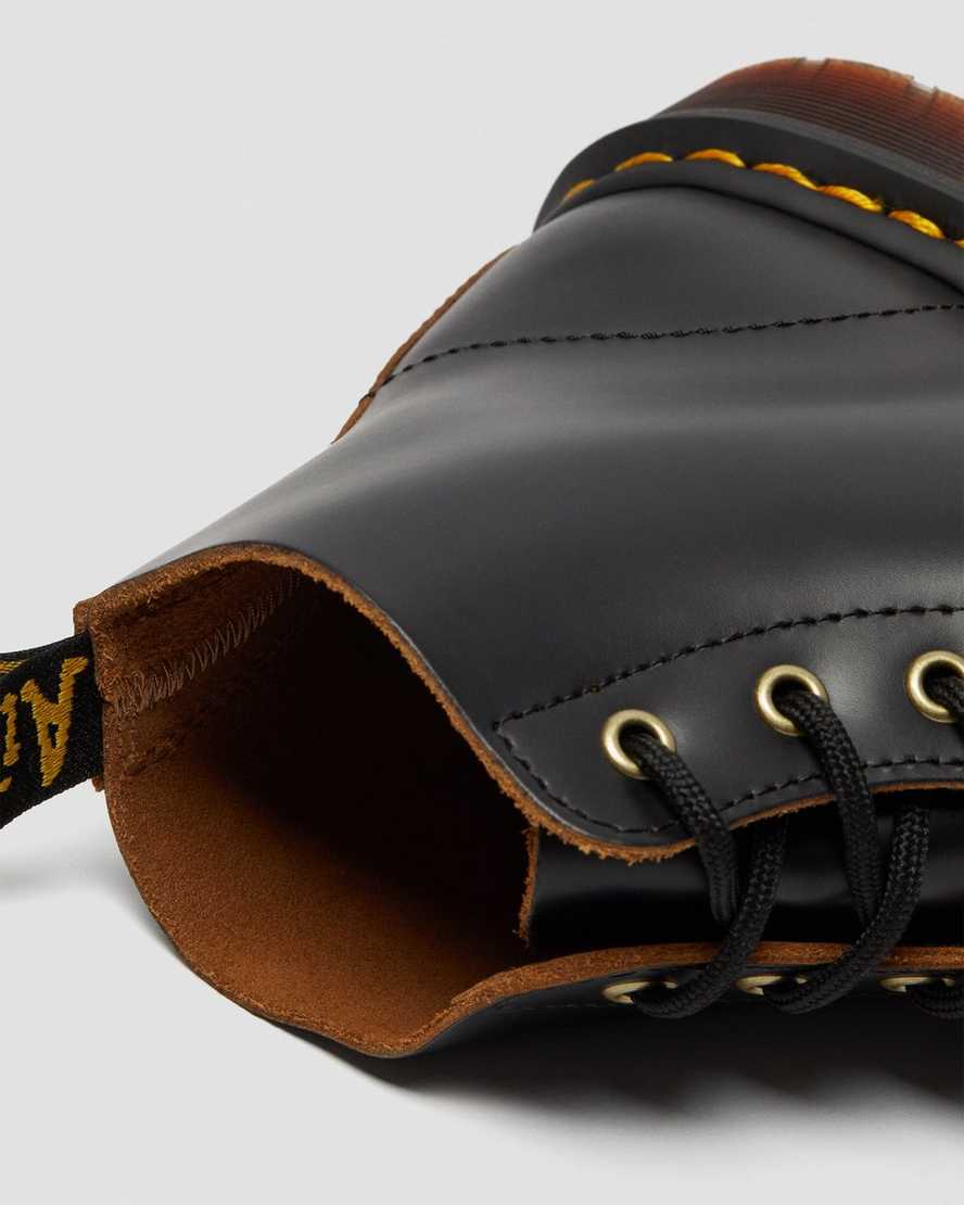 sorte dr martens 101 vintage smooth dame ankelstøvler