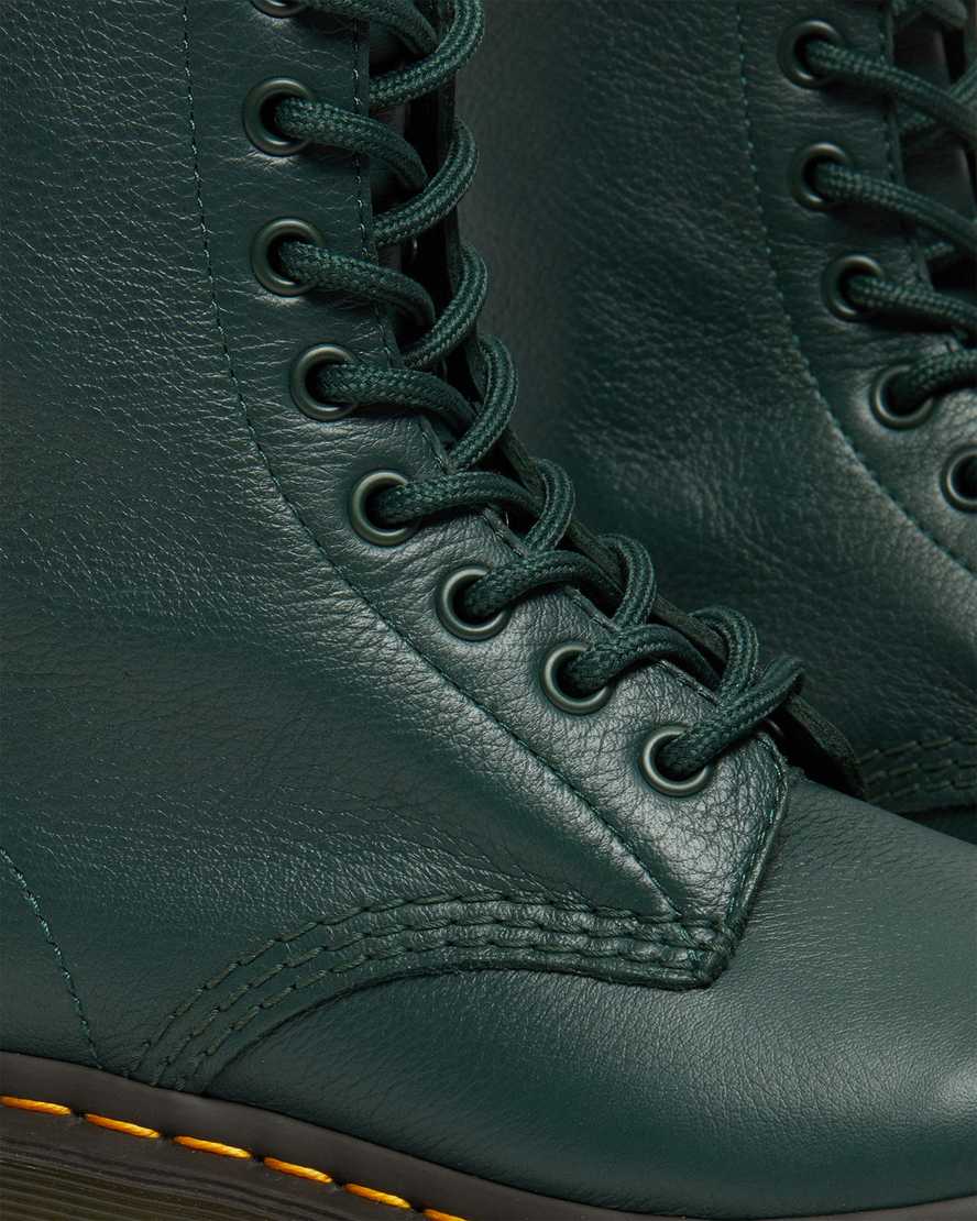 grønne dr martens 1460 pascal virginia dame casual støvler