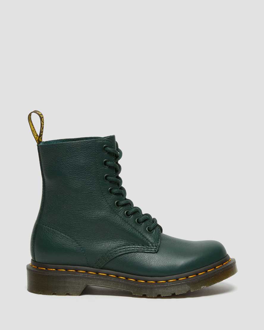 grønne dr martens 1460 pascal virginia dame casual støvler