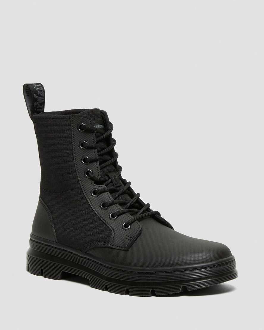 sorte dr martens combs ii poly dame casual støvler