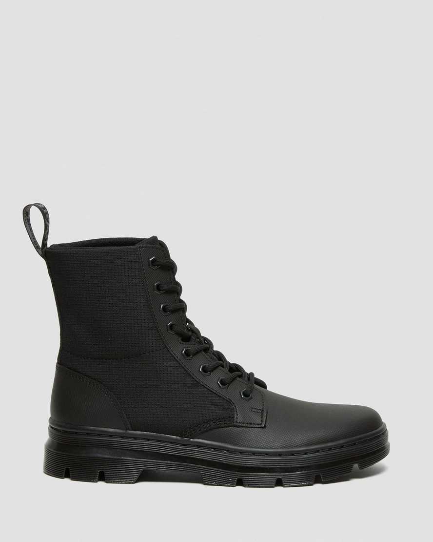 sorte dr martens combs ii poly dame casual støvler