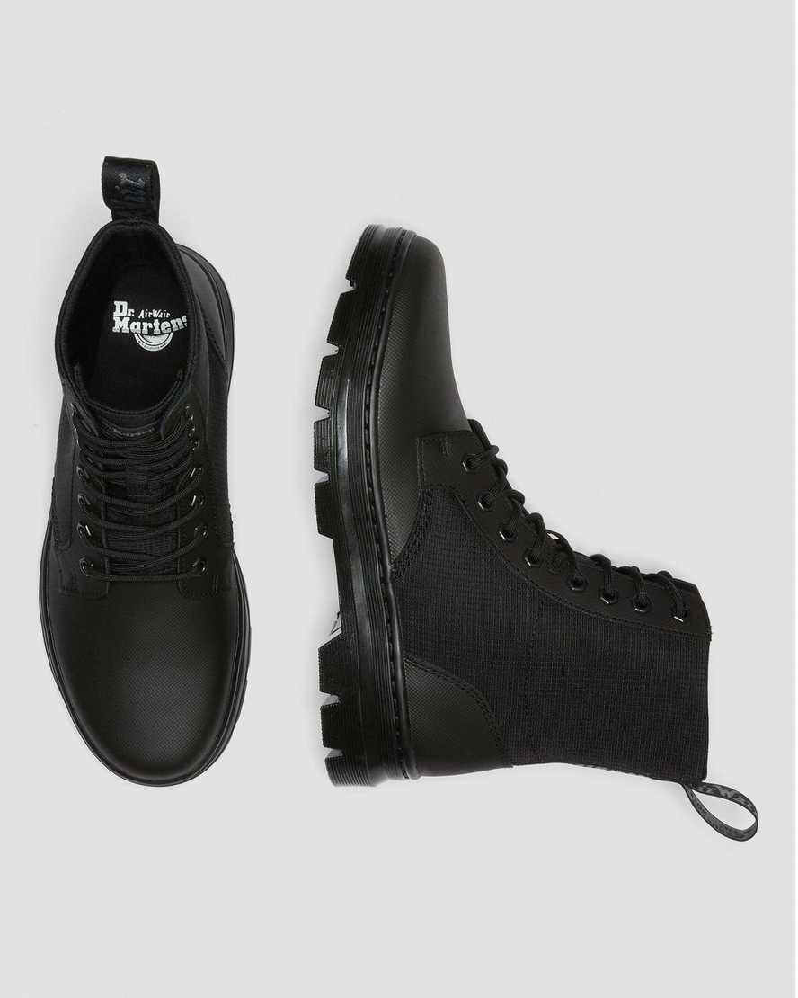 sorte dr martens combs ii poly dame casual støvler
