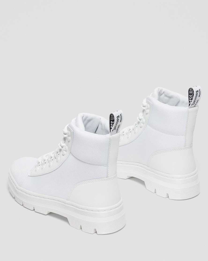 hvide dr martens combs poly dame casual støvler