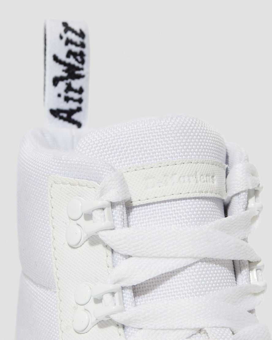 hvide dr martens combs poly dame casual støvler