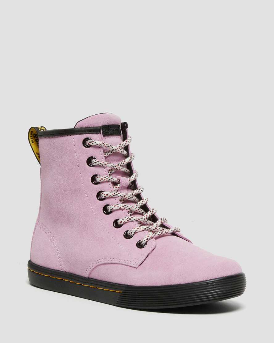 dr. martens sheridan damestøvler i lyserød