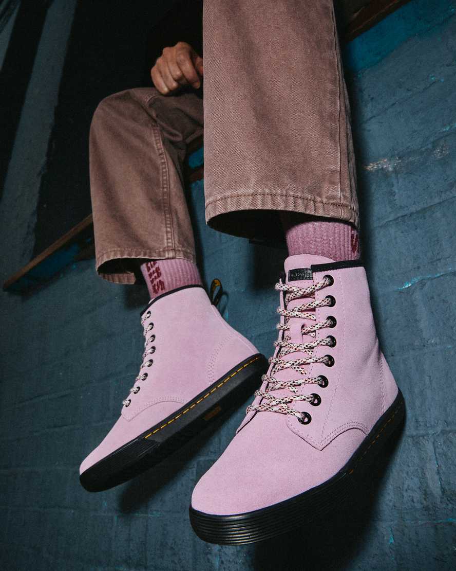 dr. martens sheridan damestøvler i lyserød