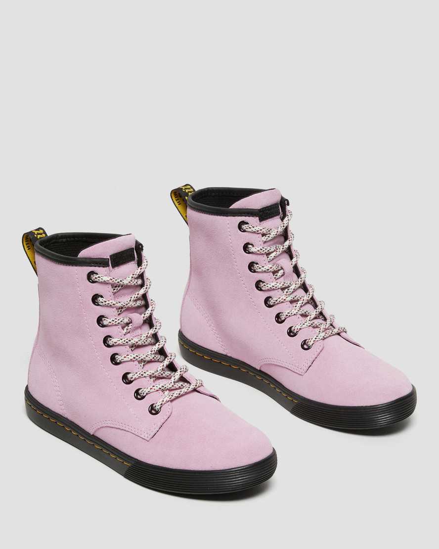 dr. martens sheridan damestøvler i lyserød