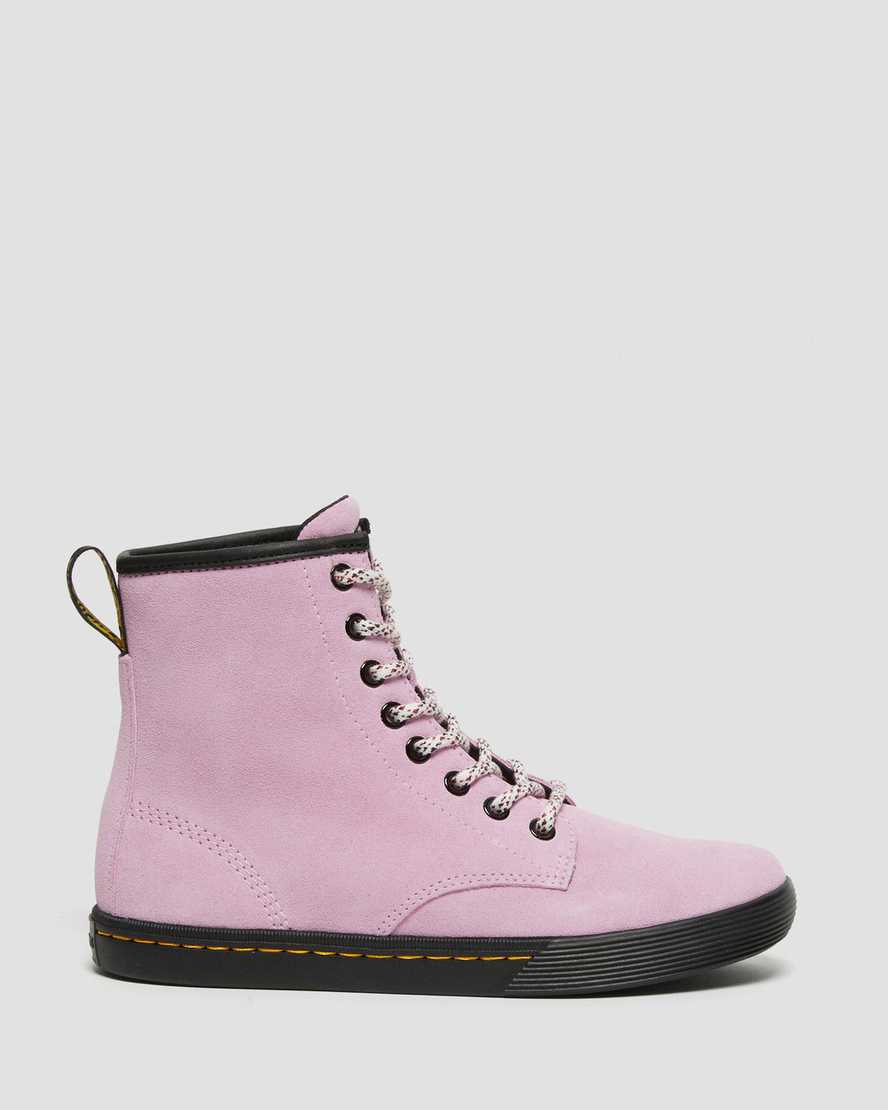 dr. martens sheridan damestøvler i lyserød