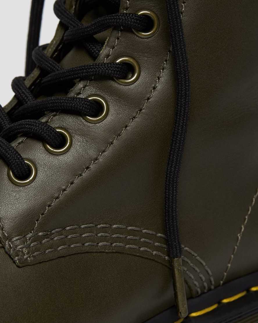 dr. martens 1460 pascal wanama dame casual støvler olivengrøn