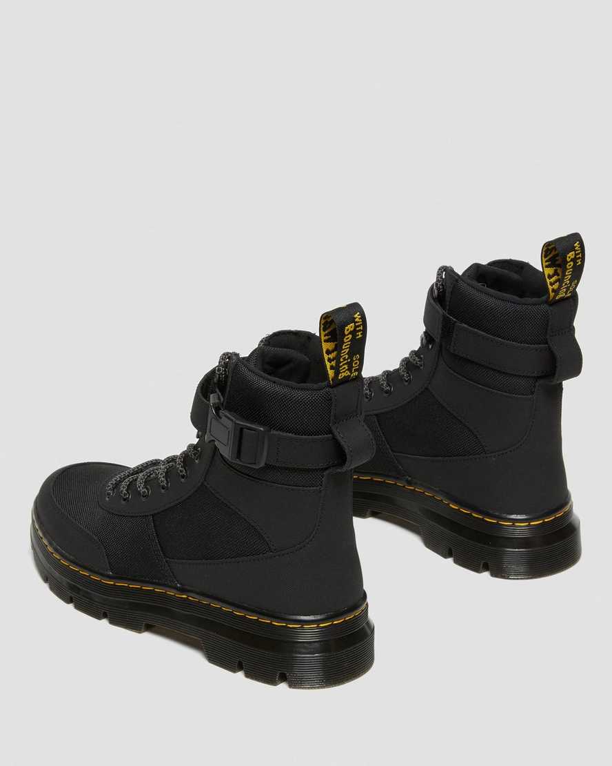 sorte dr martens combs tech extra tough poly dame casual støvler