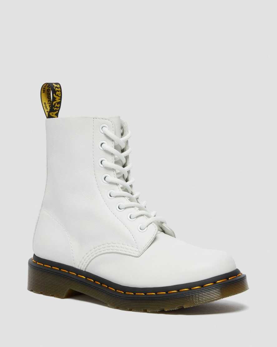 hvide dr martens 1460 pascal virginia dame casual støvler