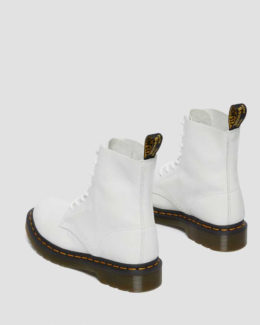 hvide dr martens 1460 pascal virginia dame casual støvler