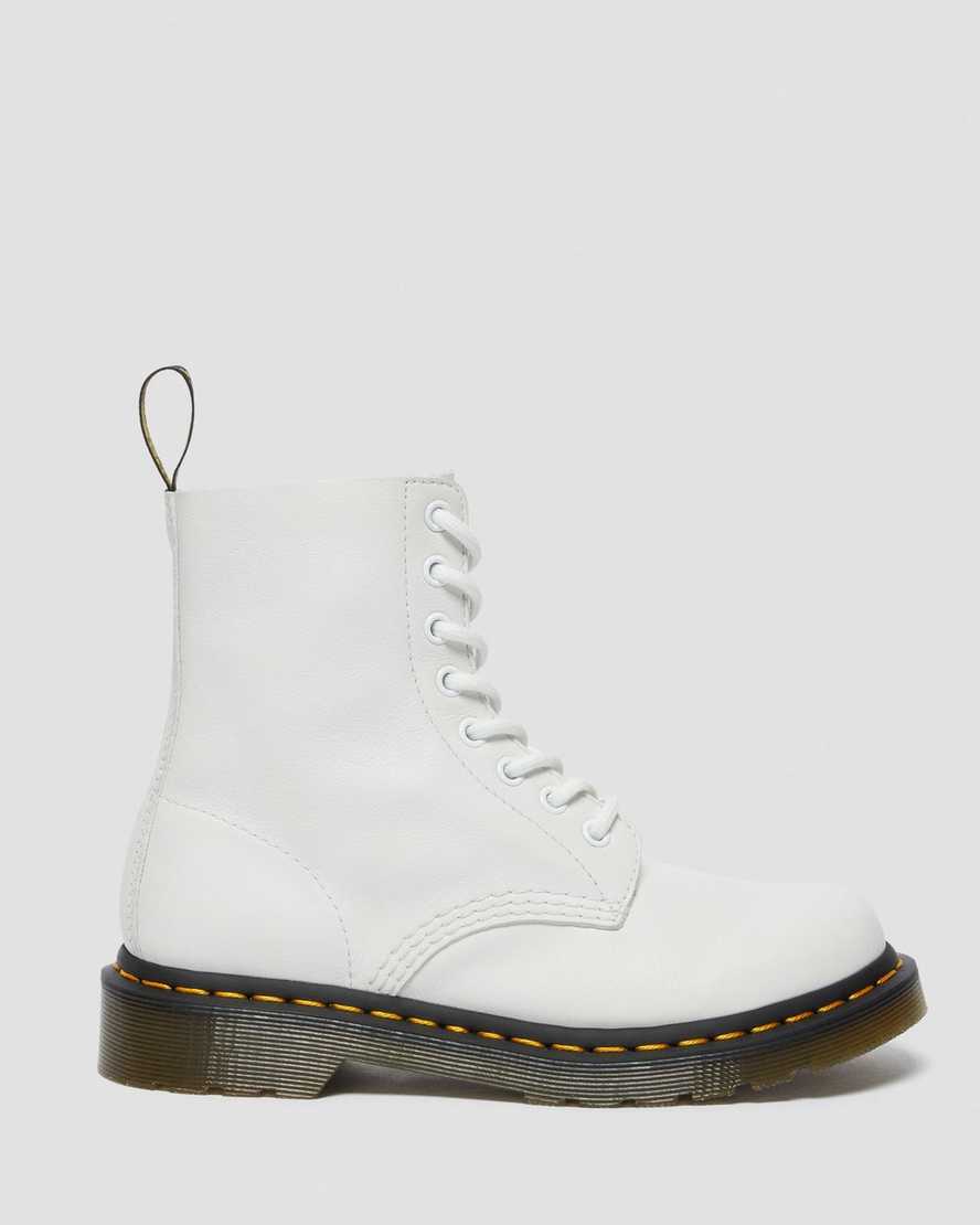 hvide dr martens 1460 pascal virginia dame casual støvler