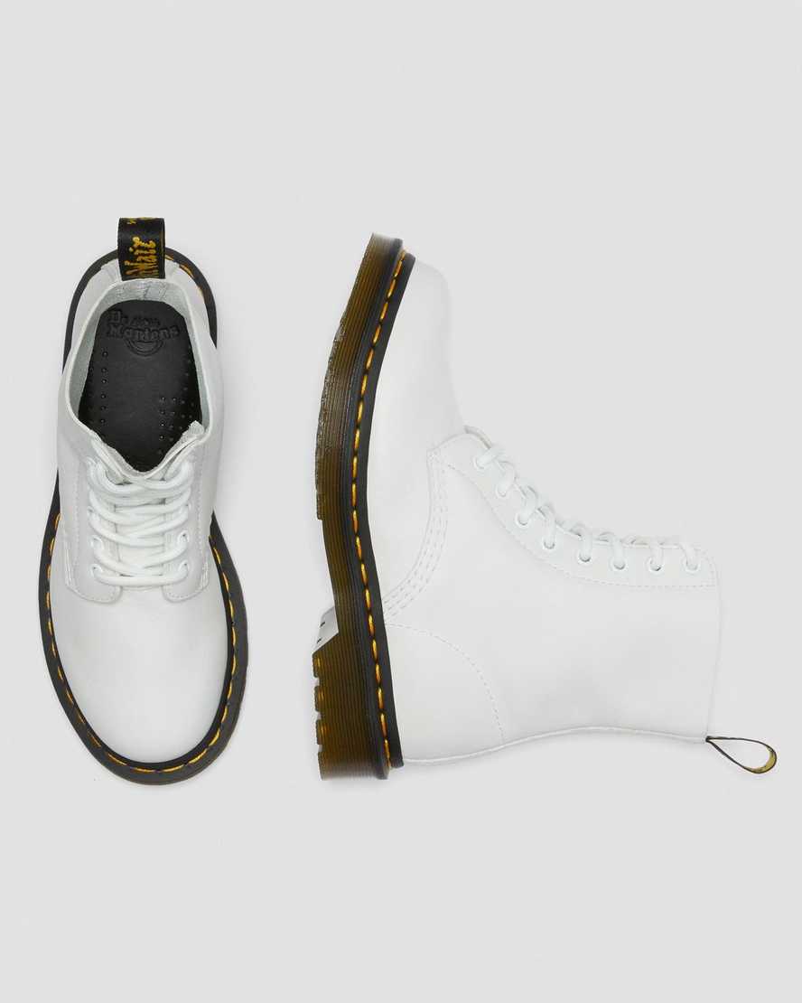 hvide dr martens 1460 pascal virginia dame casual støvler