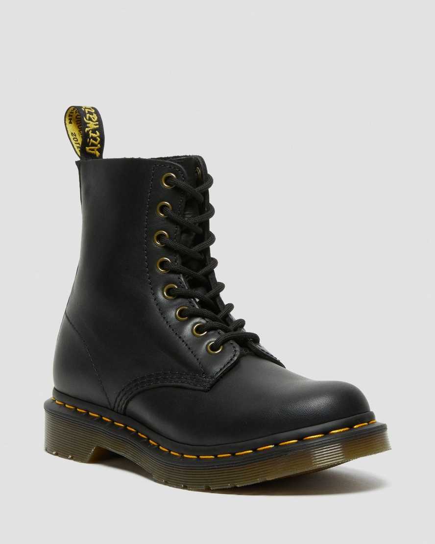 sorte dr martens 1460 pascal wanama dame casual støvler