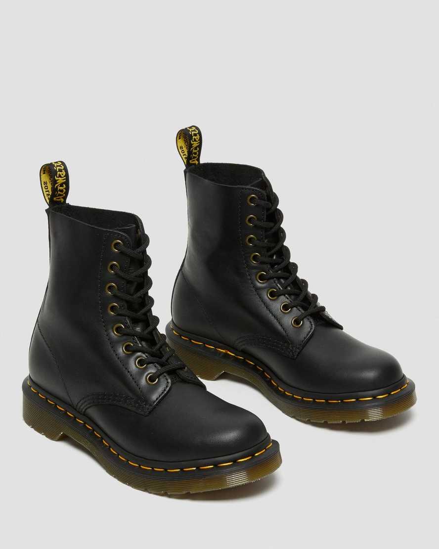 sorte dr martens 1460 pascal wanama dame casual støvler