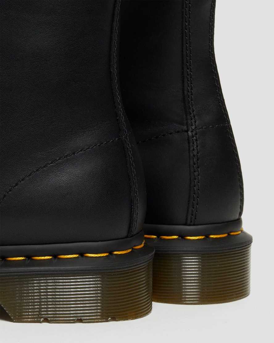sorte dr martens 1460 pascal wanama dame casual støvler