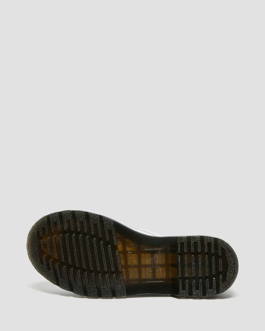 dr. martens 1460 patent croc emboss dame støvler i hvid