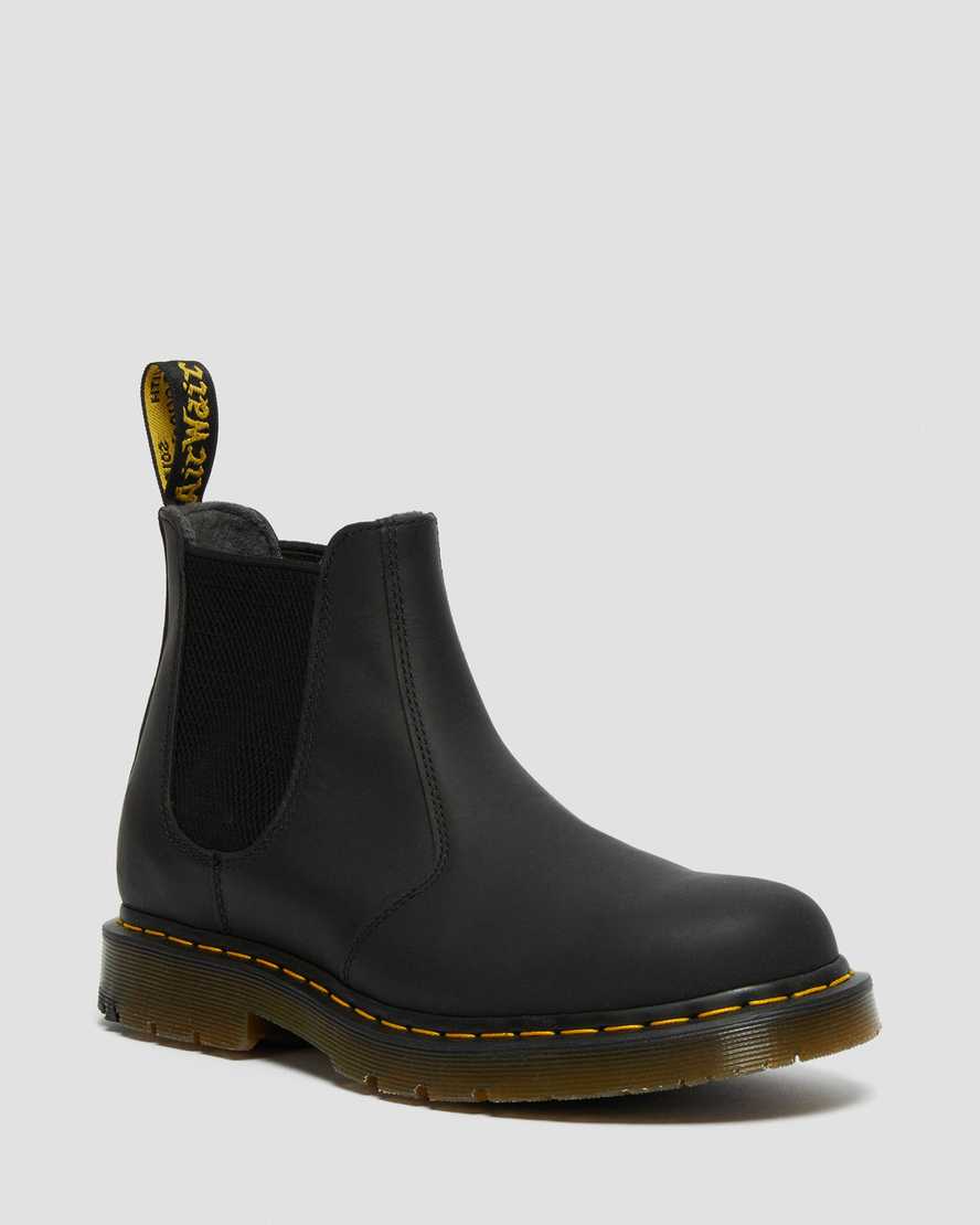 sorte dr martens 2976 dms wintergrip dame chelsea støvler