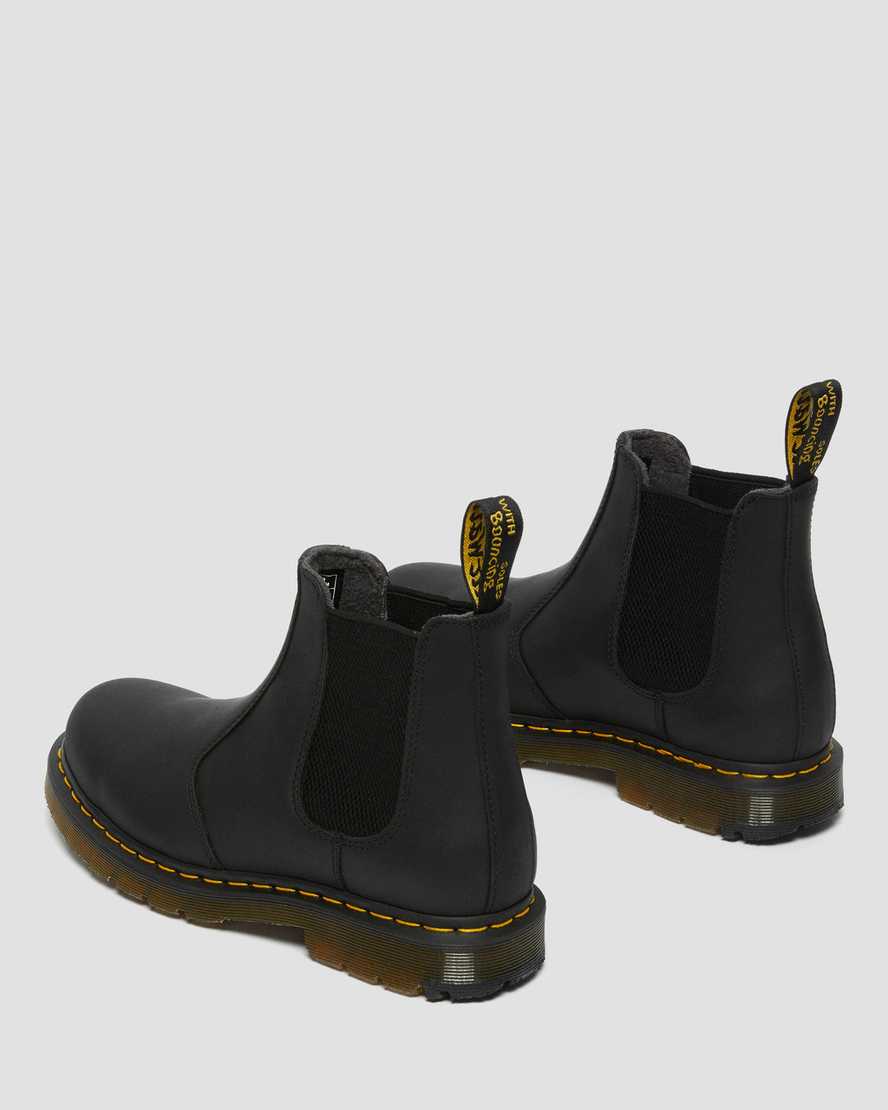 sorte dr martens 2976 dms wintergrip dame chelsea støvler