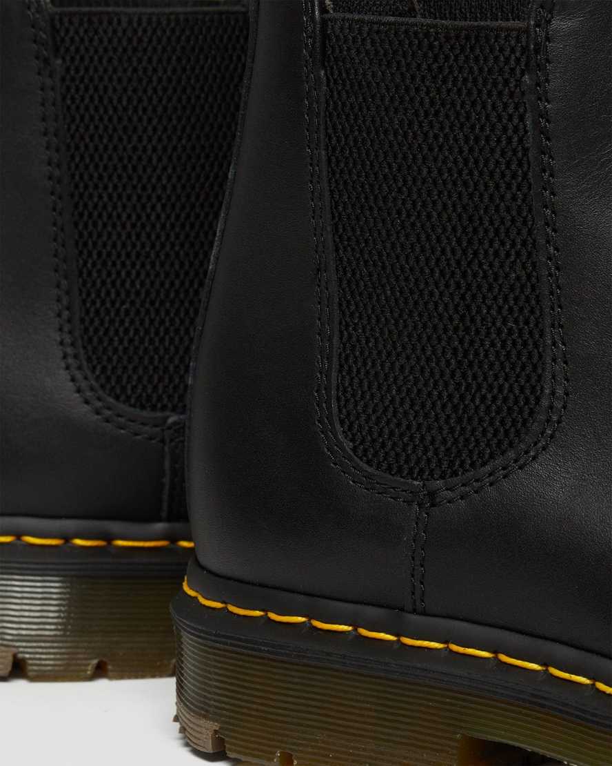 sorte dr martens 2976 skridsikre chelsea støvler til dame