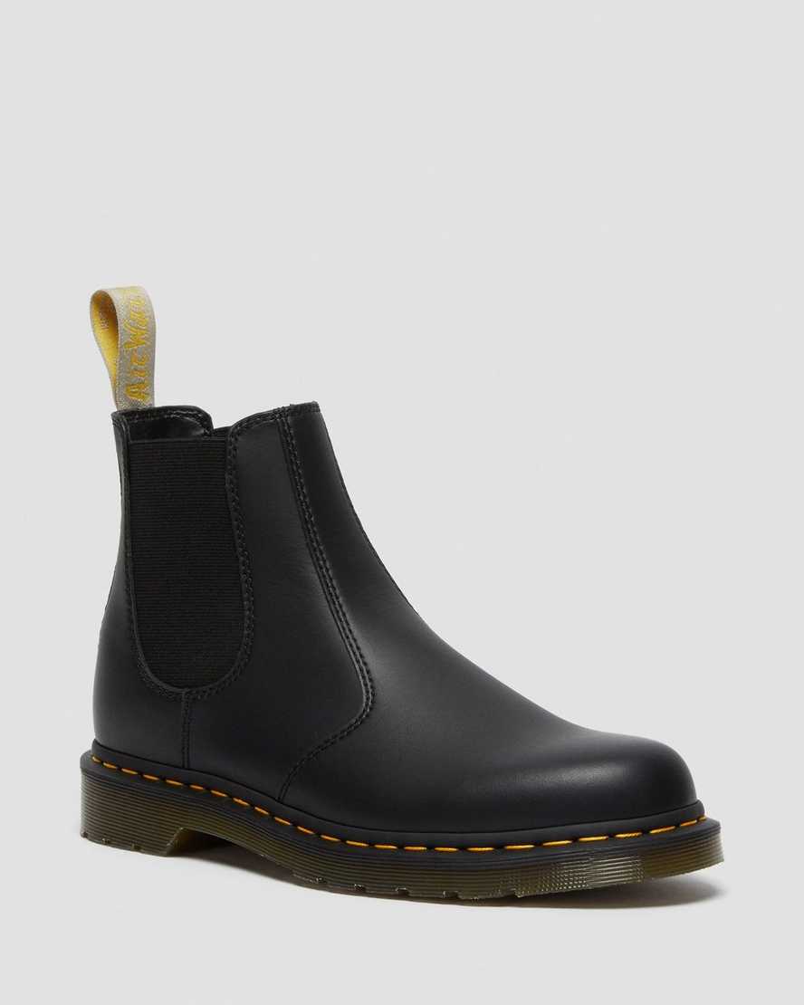 sorte dr martens 2976 felix chelsea støvler til dame