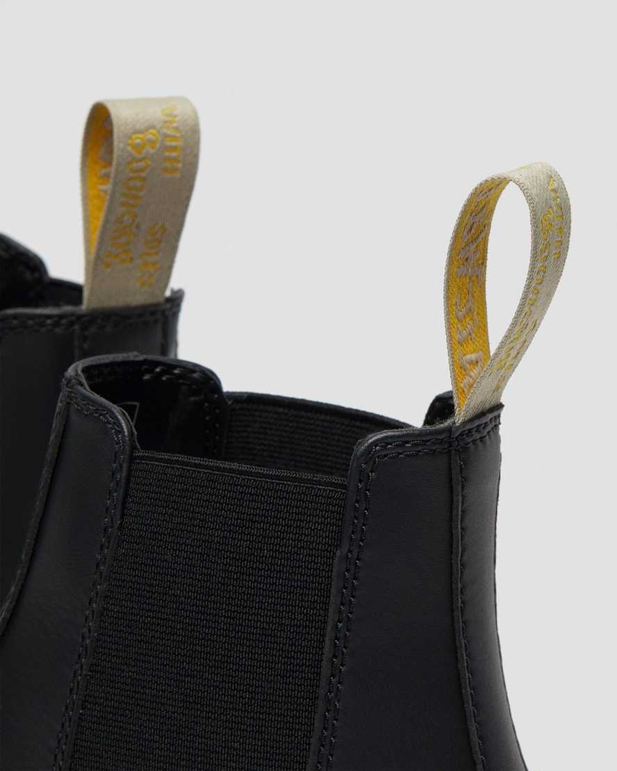 sorte dr martens 2976 felix chelsea støvler til dame