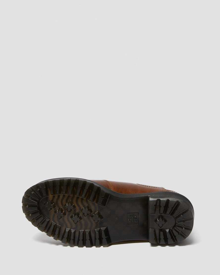 brune dr martens rometty ii chelsea-støvler til kvinder