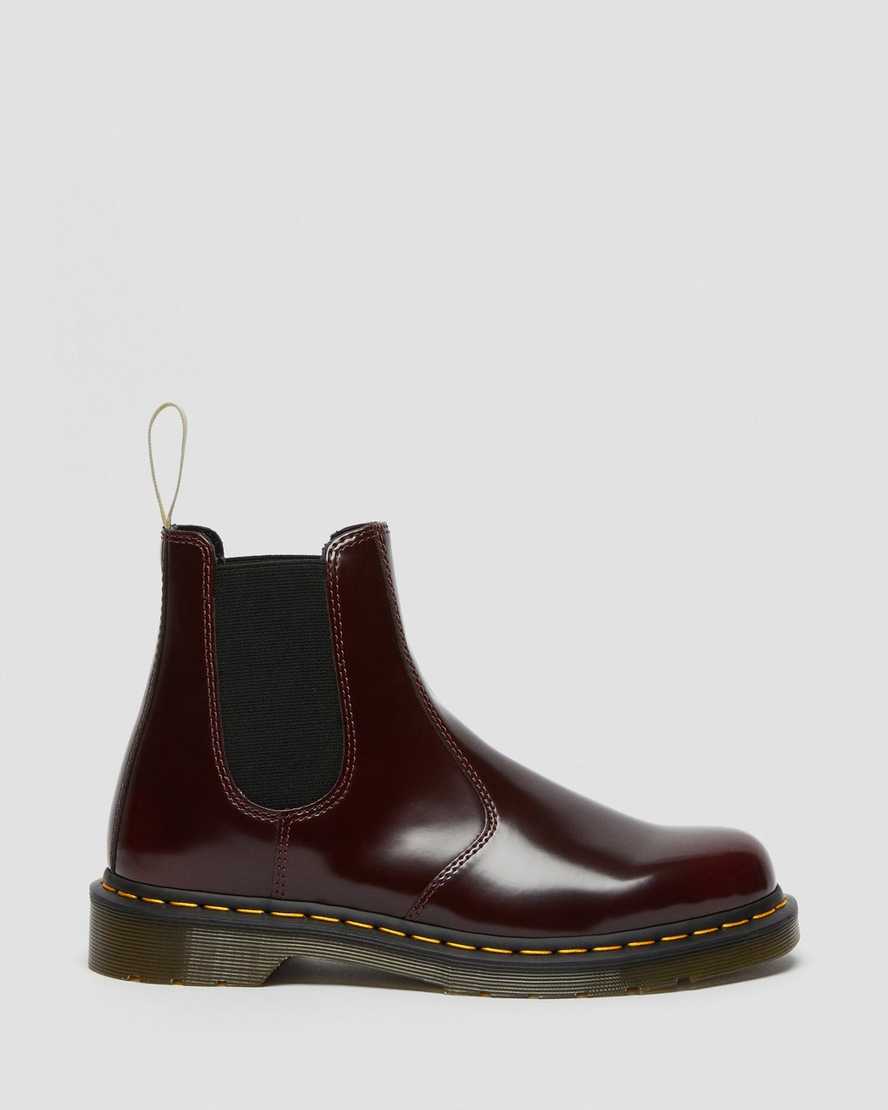 røde dr martens 2976 dame chelsea støvler