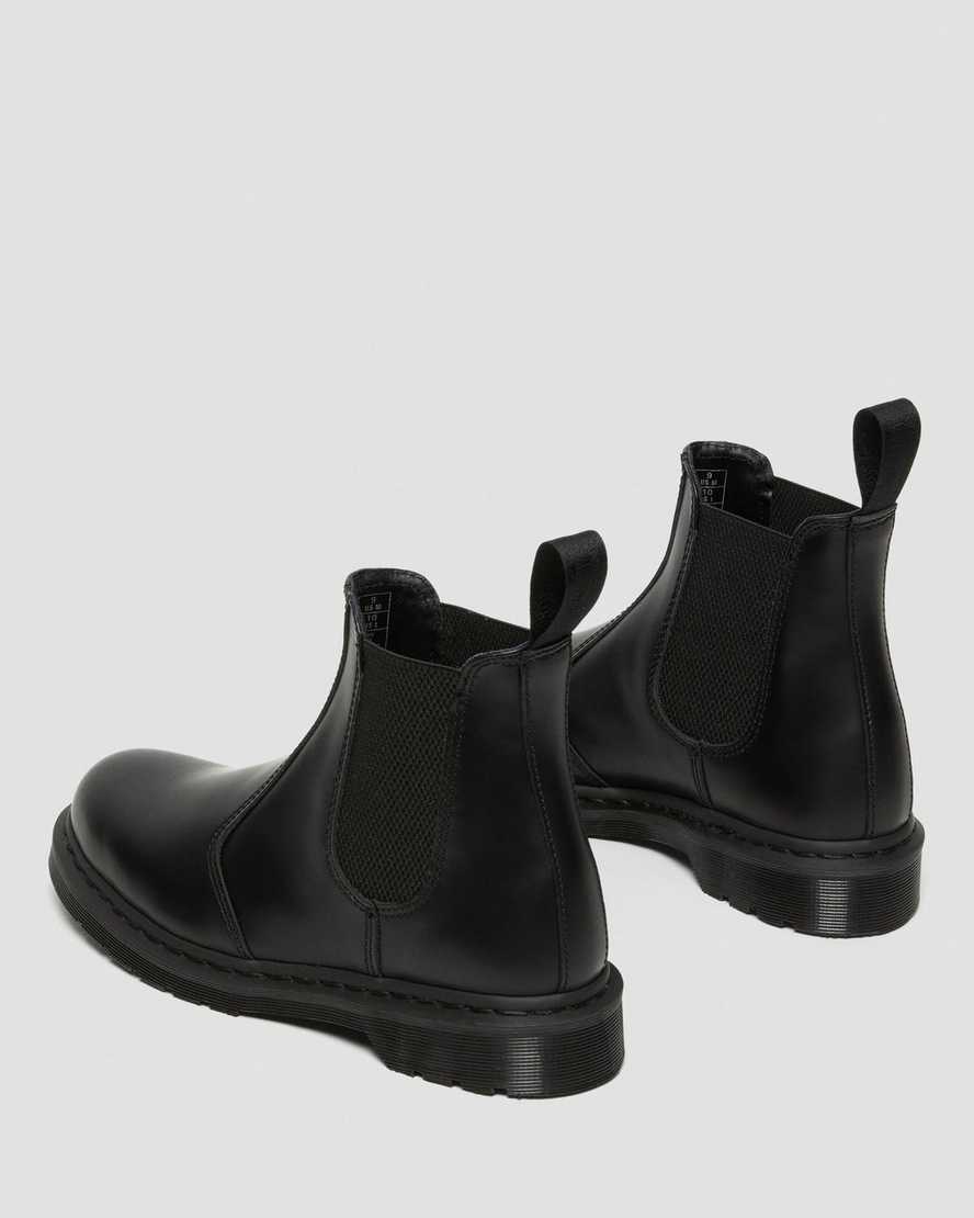 sorte dr martens 2976 mono smooth dame chelsea støvler