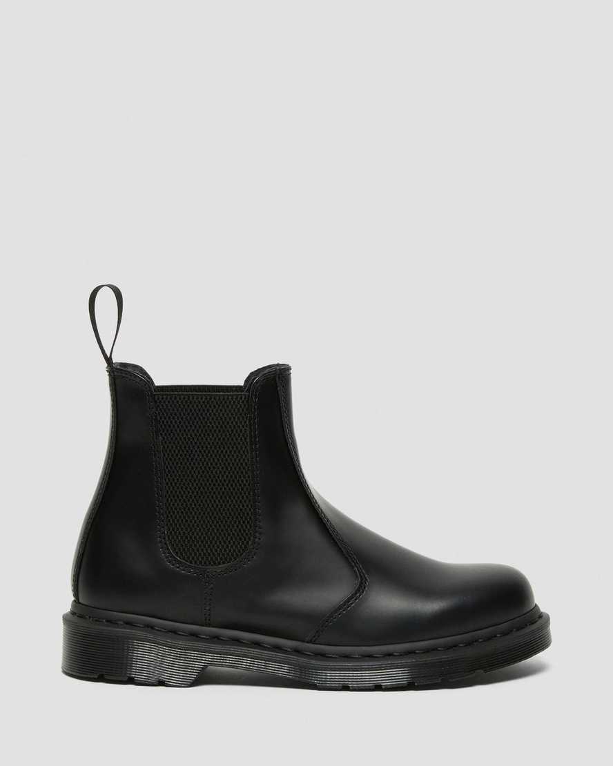 sorte dr martens 2976 mono smooth dame chelsea støvler