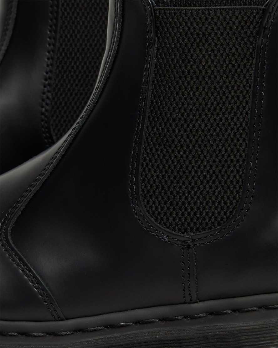 sorte dr martens 2976 mono smooth dame chelsea støvler