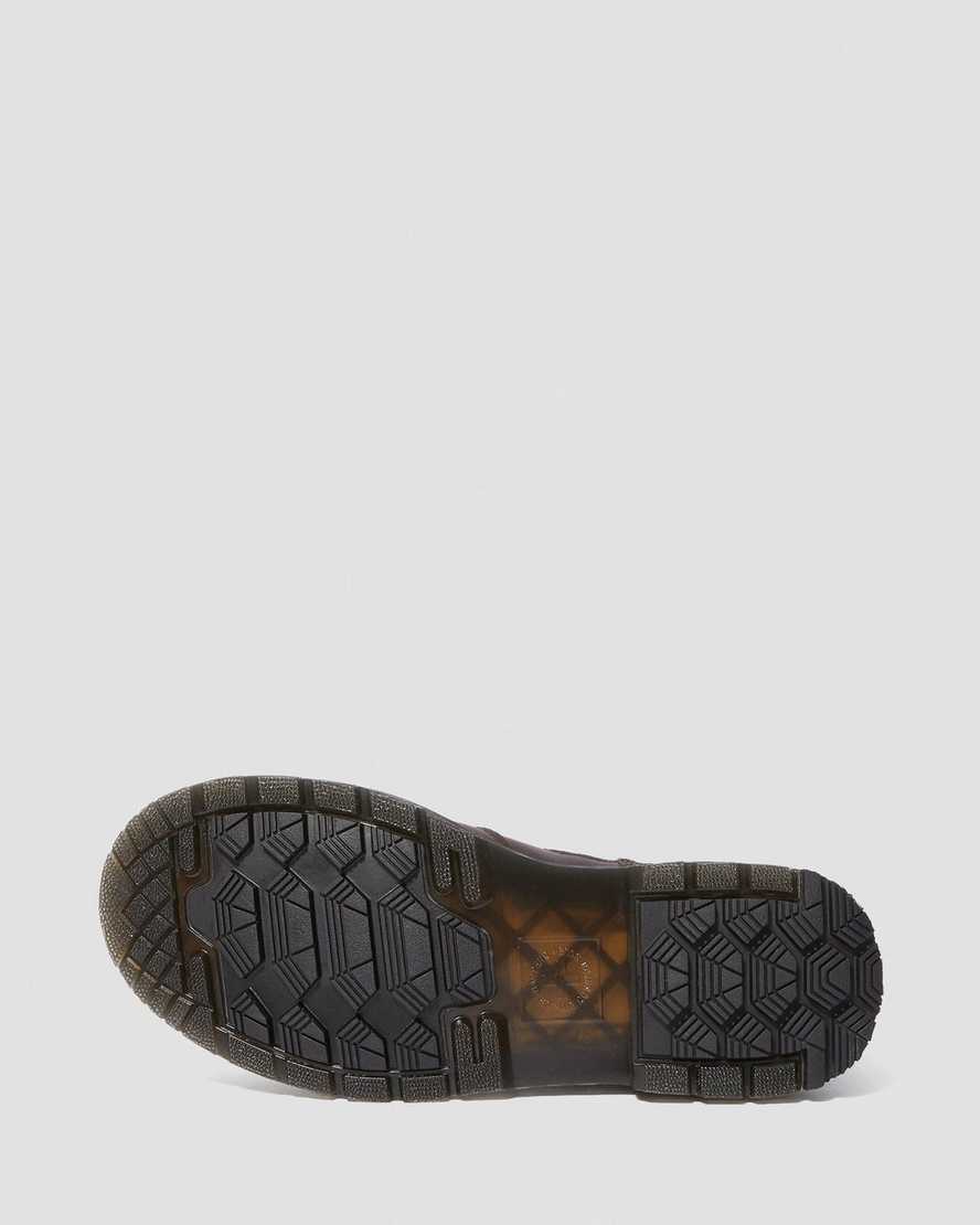 brune dr martens 2976 dms wintergrip zip chelsea støvler til dame