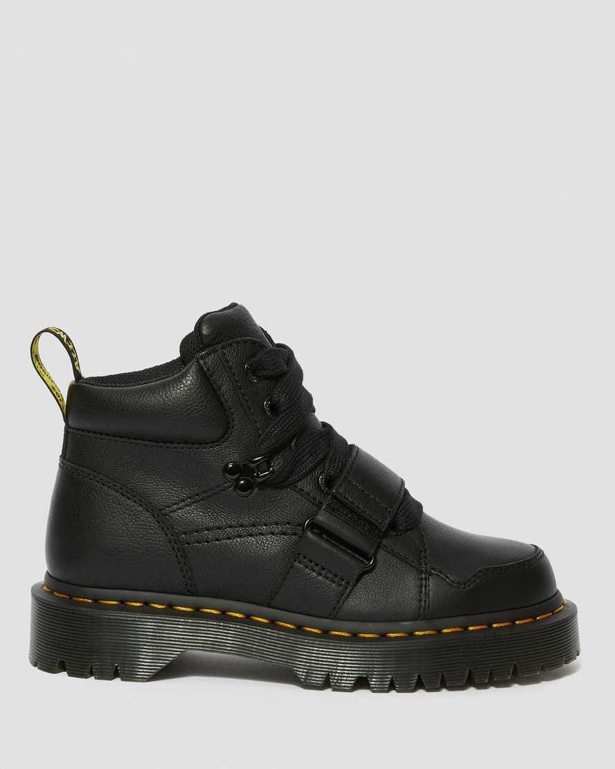 sorte dr martens zuma ii chunky støvler til dame