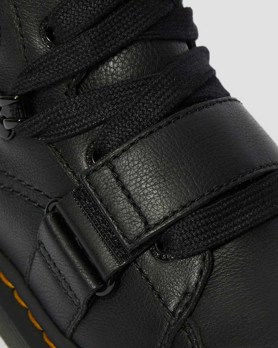 sorte dr martens zuma ii chunky støvler til dame