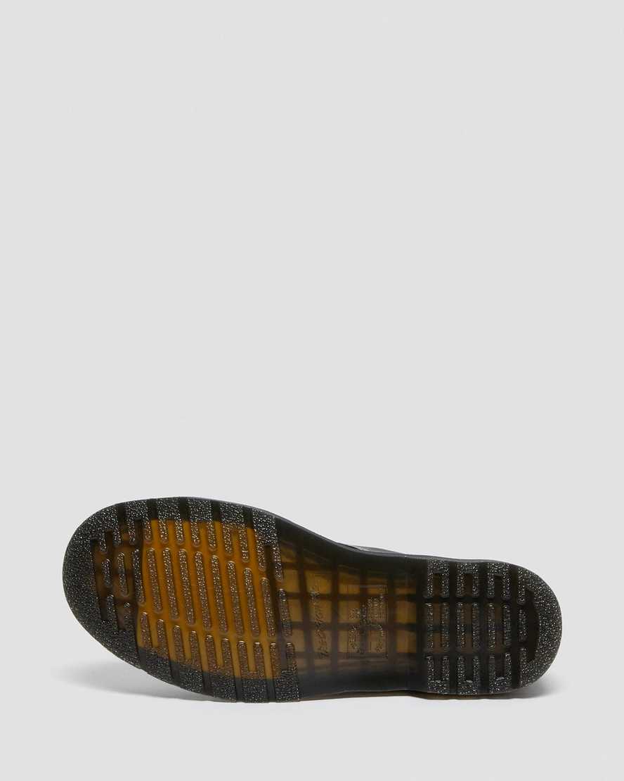sorte dr martens 1460 pascal zip damestøvler med snørebånd