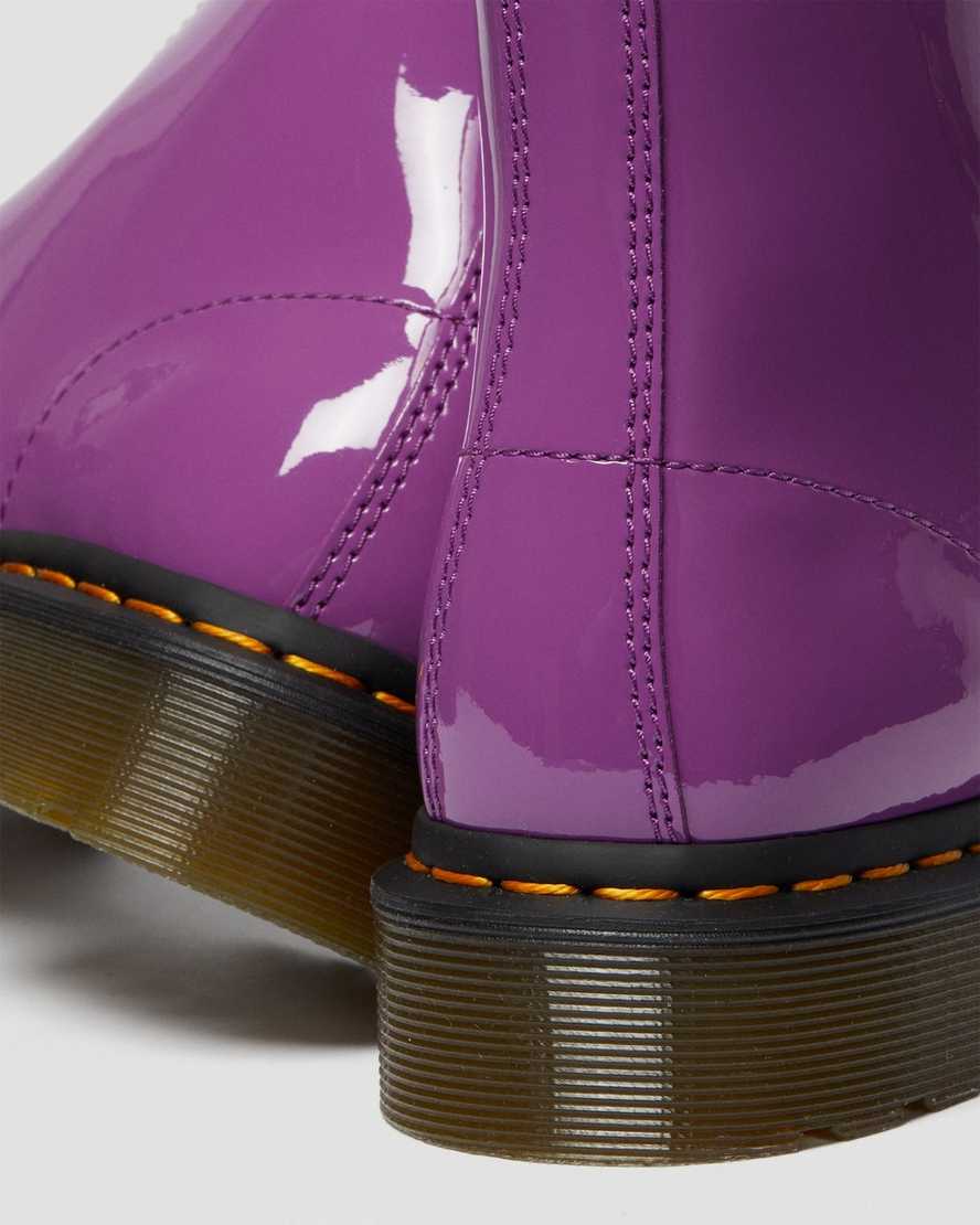 lilla dr martens 1460 patent damestøvler med snøre