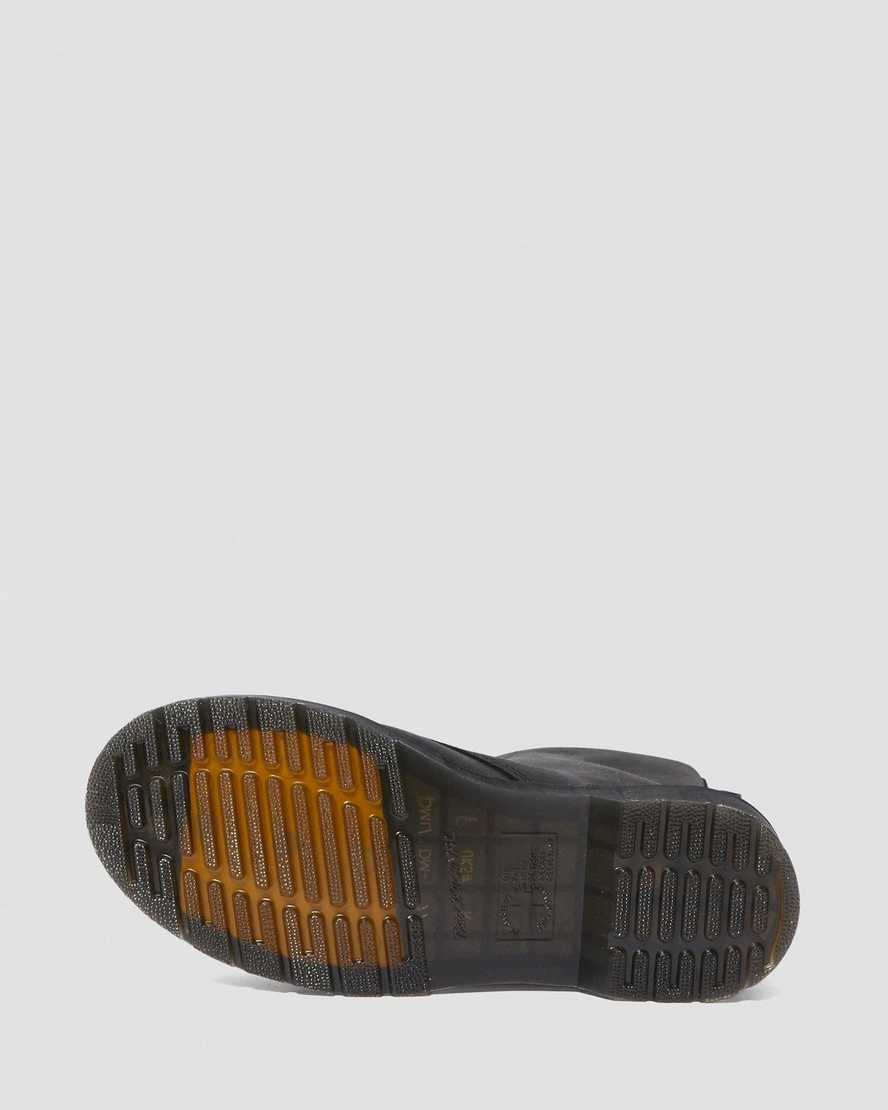 sorte dr martens 1460 vandtætte damestøvler med snøre