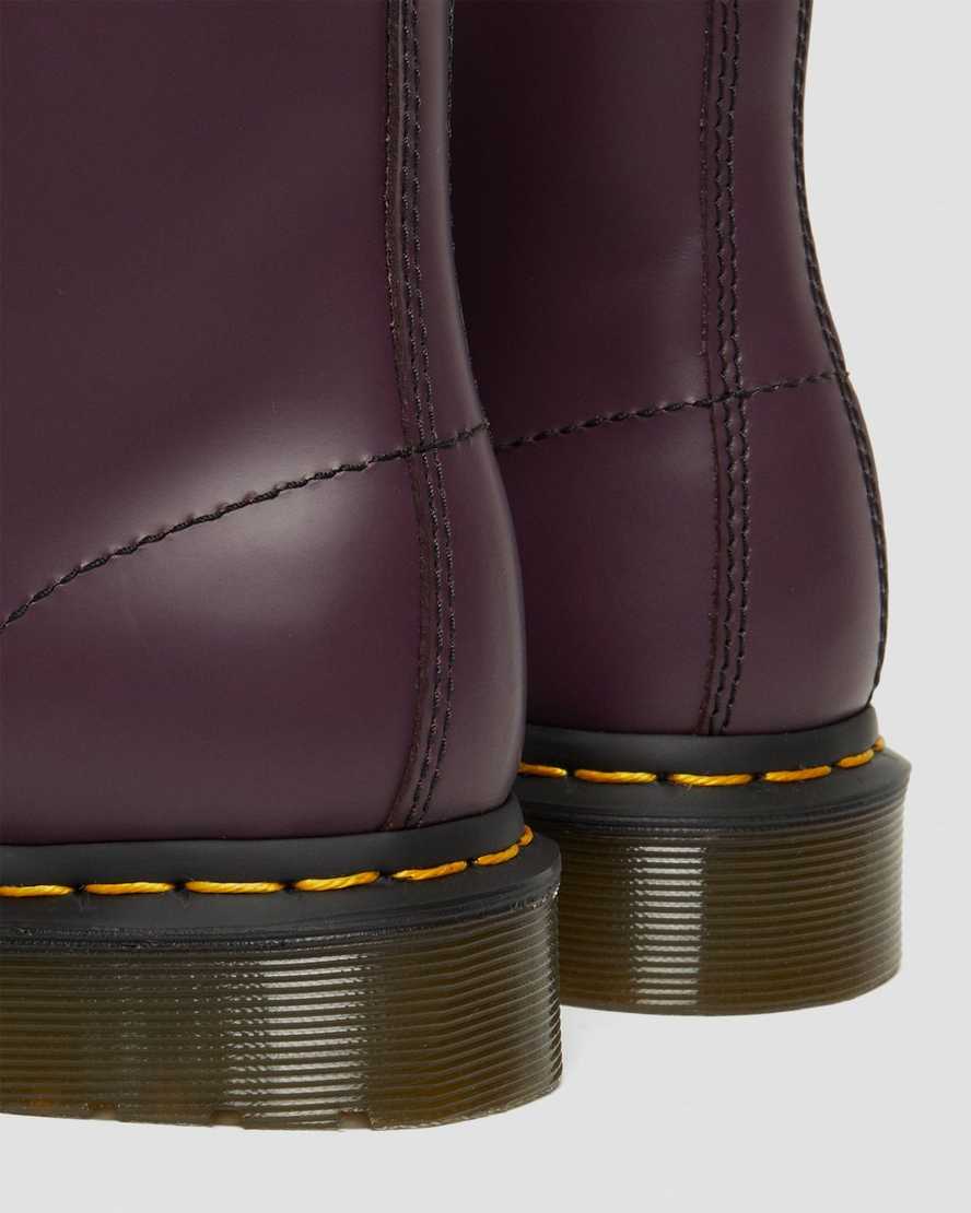 lilla dr martens 1460 smooth damestøvler med snørebånd