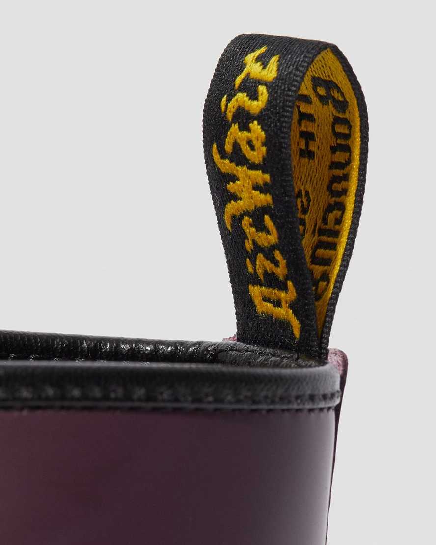 lilla dr martens 1460 smooth damestøvler med snørebånd