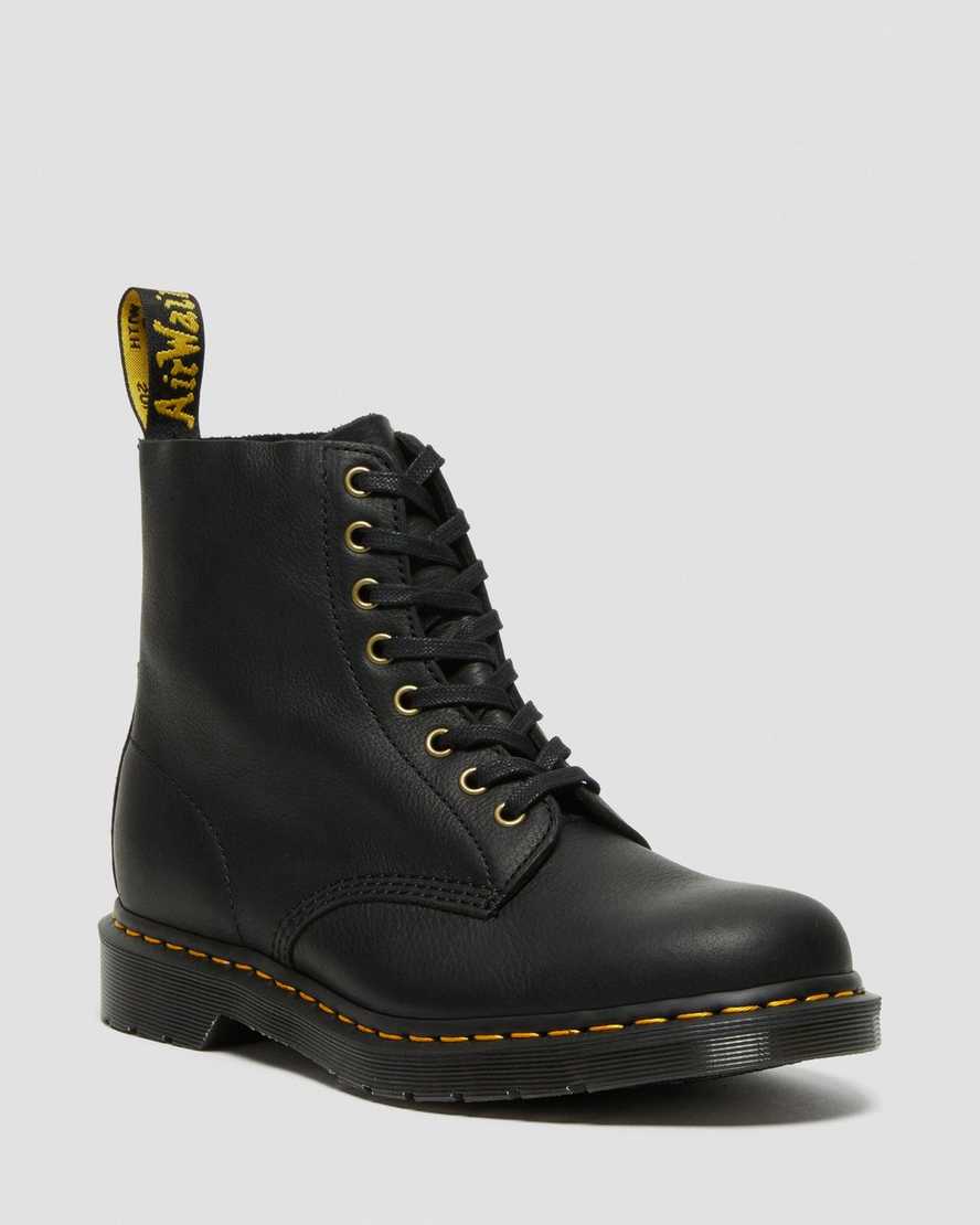sorte dr martens 1460 pascal ambassador damestøvler med snørebånd